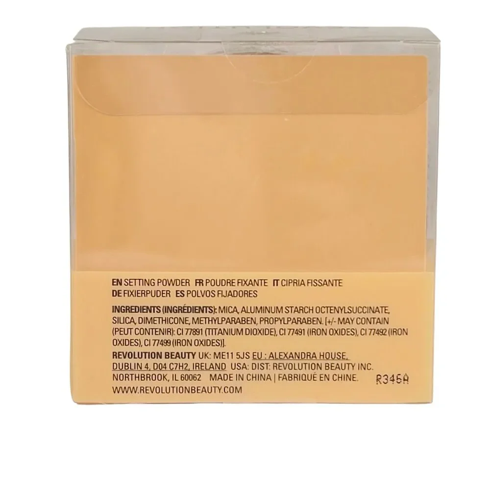 REVOLUTION Conceal & Fix Loose Setting Powder DEEP HONEY New In Box 13g